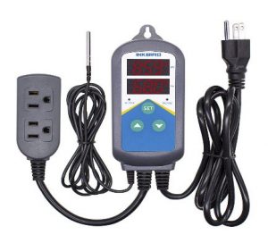 reptile thermostat multiple probes Inkbird pre-wired-electronic heating temperature controller