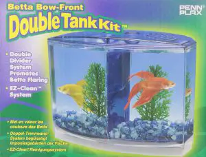 bow front aquarium sizes Penn-Plax twin betta bow-front-kit